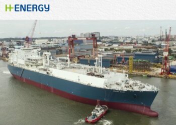 floating LNG storage and regasification unit