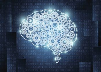 Artificial intelligence concept brain