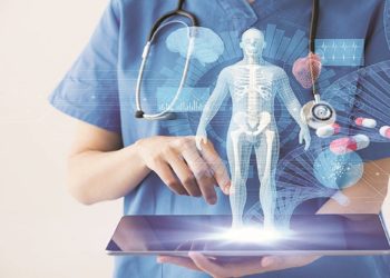 Medical technology concept. Electronic medical record.